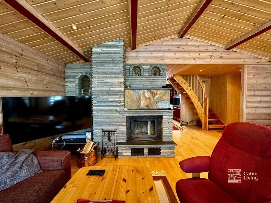 Large Cabin Sjusjoen Best View, Sauna, Ski Inout Dış mekan fotoğraf