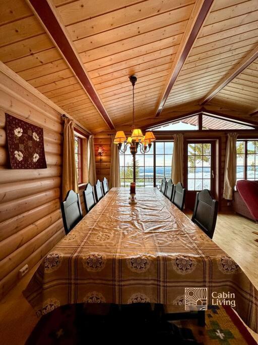 Large Cabin Sjusjoen Best View, Sauna, Ski Inout Dış mekan fotoğraf