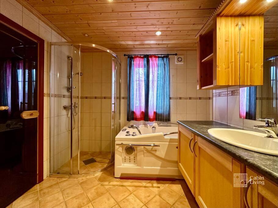 Large Cabin Sjusjoen Best View, Sauna, Ski Inout Dış mekan fotoğraf