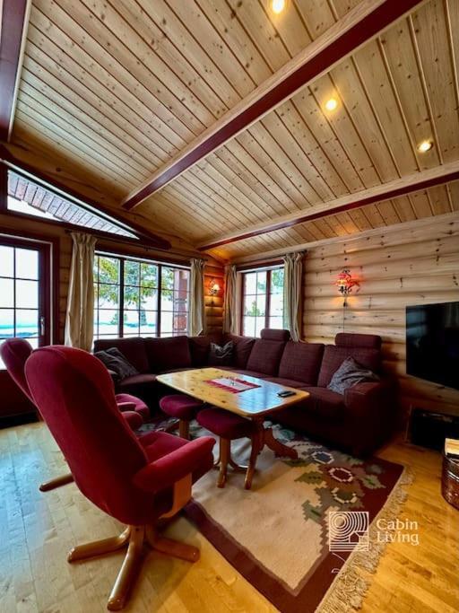 Large Cabin Sjusjoen Best View, Sauna, Ski Inout Dış mekan fotoğraf