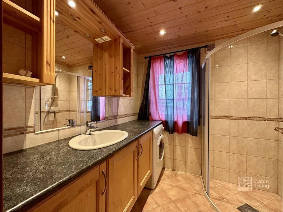 Large Cabin Sjusjoen Best View, Sauna, Ski Inout Dış mekan fotoğraf